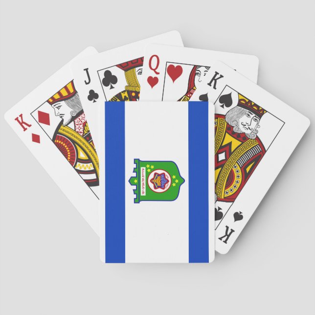 Tel Aviv (Israel) City Flag Poker Cards (Back)
