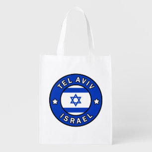 Tel Aviv Israel Grocery Bag
