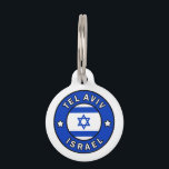 Tel Aviv Israel Pet ID Tag<br><div class="desc">Tel Aviv Israel</div>