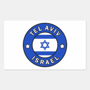 Tel Aviv Israel Rectangular Sticker
