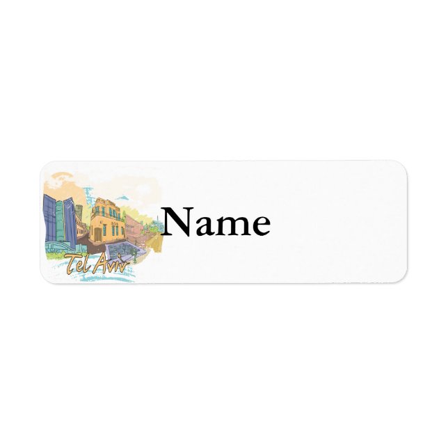 Tel Aviv Label (Front)