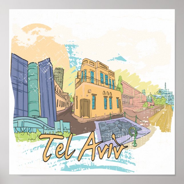 Tel Aviv Poster (Front)
