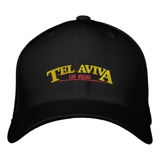 Tel Aviva Las Vegas Embroidered Baseball Cap (Front)