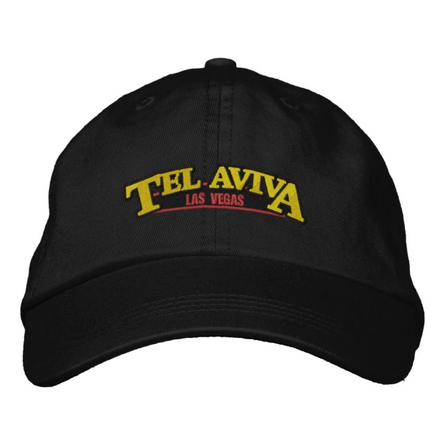 Tel Aviva Las Vegas Embroidered Baseball Hat (Front)