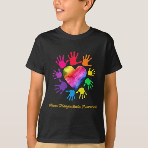 Telangiectasia Awareness Hands Ataxia Telangiect G T_Shirt