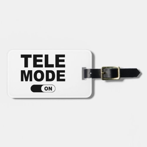 Tele Mode On Luggage Tag