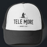 Tele More Worry Less Trucker Hat<br><div class="desc">You telemark ski,  and you have less stress because of it!</div>