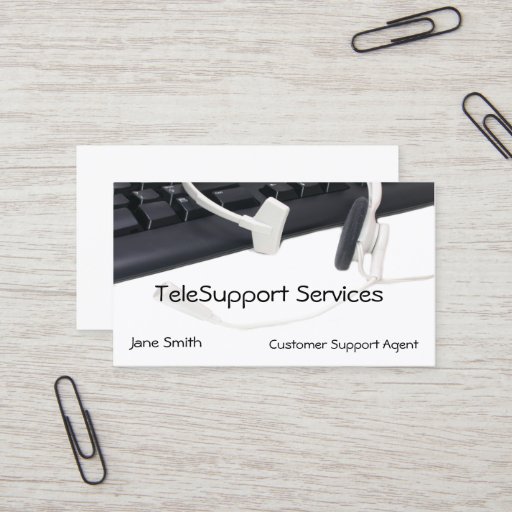 Customizable Telecommunications Business Card