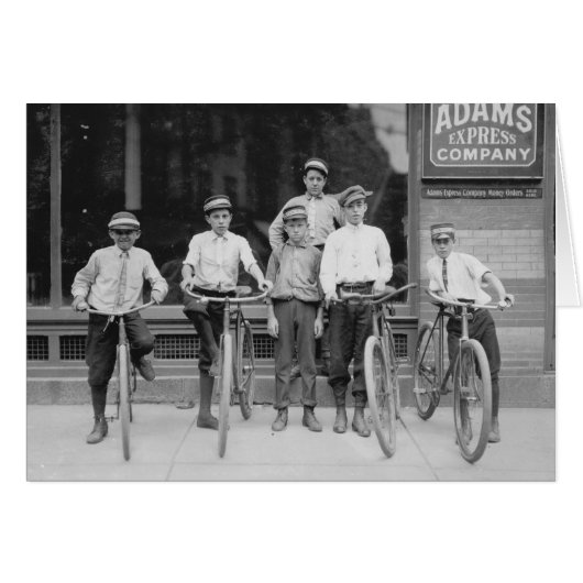 Telegram Messenger Boys, 1911 Cards (Front Horizontal)