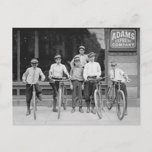 Telegram Messenger Boys 1911 Postcard