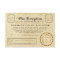 Telegram Reception After Party Travel Insert Card