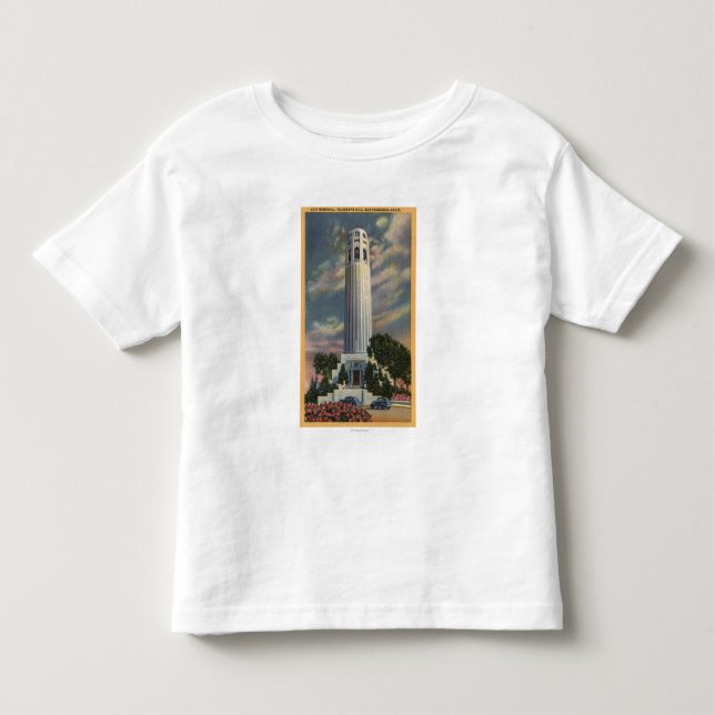 Telegraph Hill View with Coit Memorial Toddler T-shirt (Front)