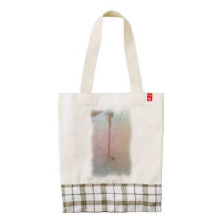 telegraph pole reflection zazzle HEART tote bag