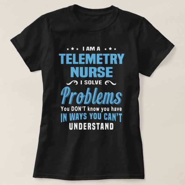 Telemetry Nurse T-Shirt (Design Front)