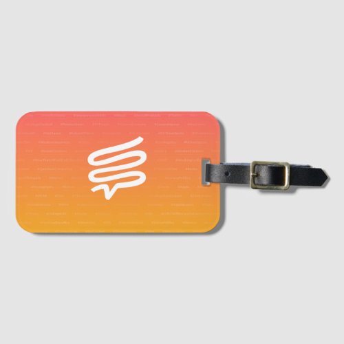 Telepath luggage tag with business card slot
