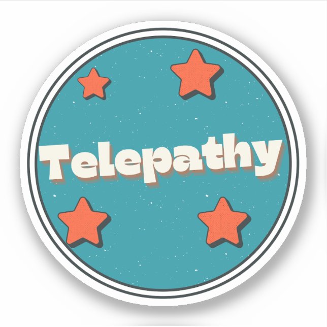 Telepathy Sticker (Front)