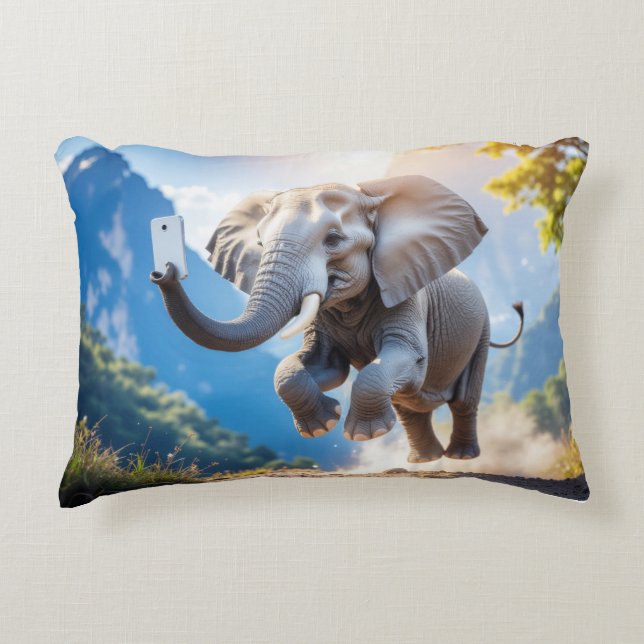 TELEPHANTASTIC - ACCENT PILLOW (Front)