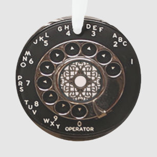 Telephone antique rotary pay phone rugged ornament