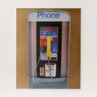 Telephone Booth / Public Payphone Jigsaw Puzzle