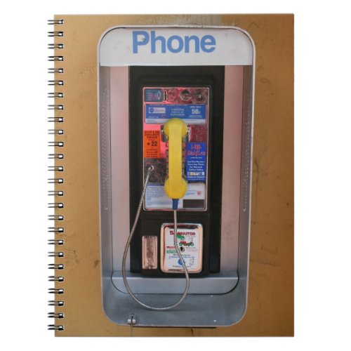 Telephone Booth  Public Payphone Notebook