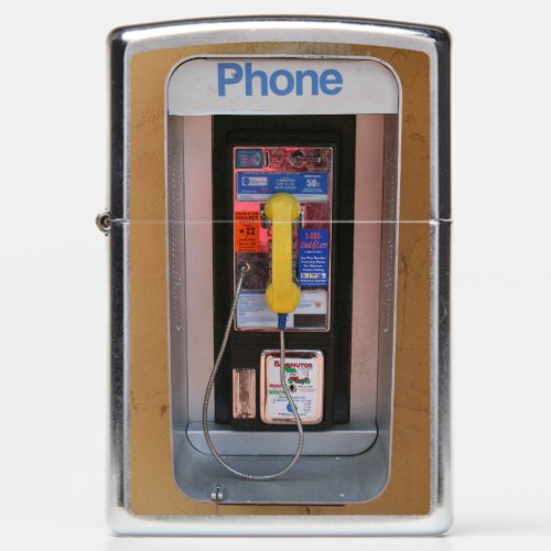 Telephone Booth  Public Payphone Zippo Lighter