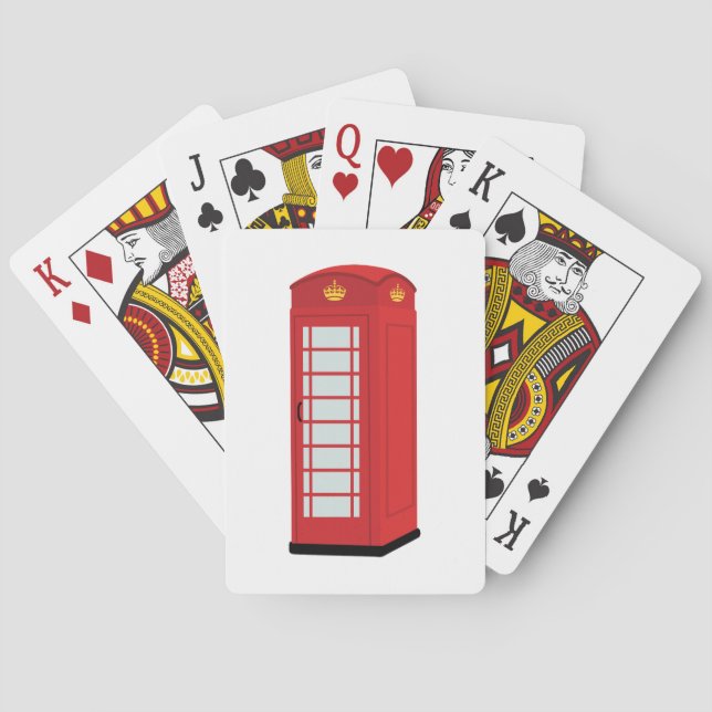 Telephone Box Poker Cards (Back)