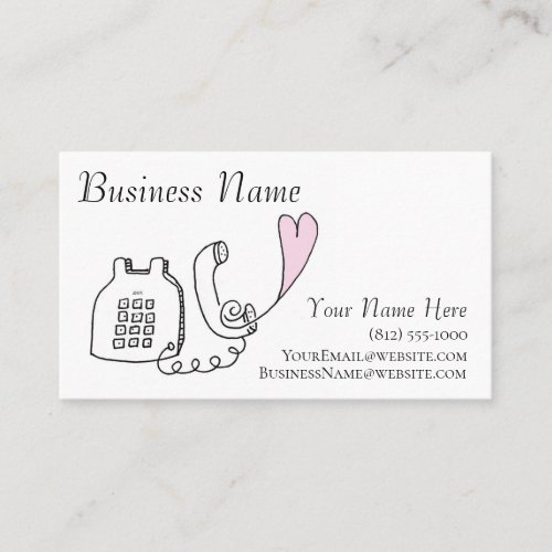 Telephone Business Card Phone Service Calling Card