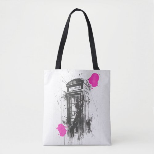 Telephone Cabin Tote Bag