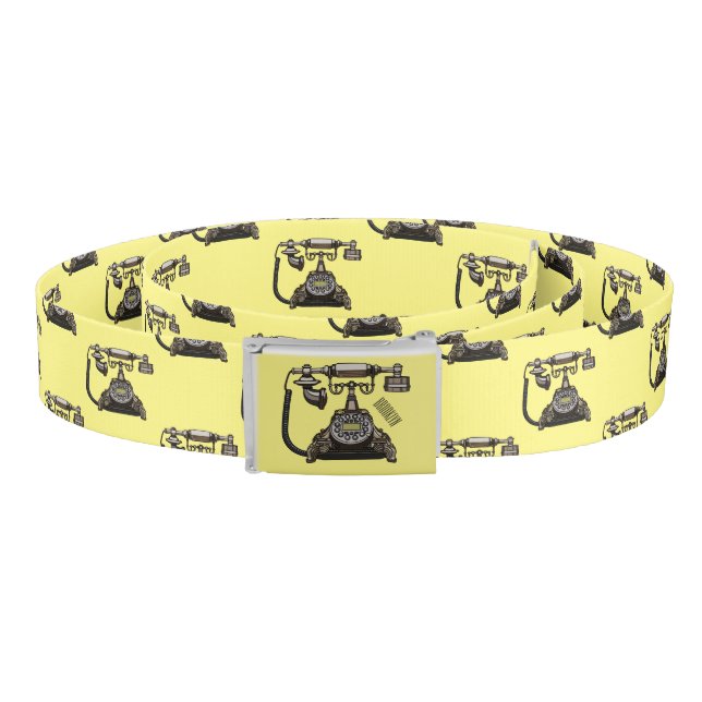 Telephone cartoon illustration belt (Coil)
