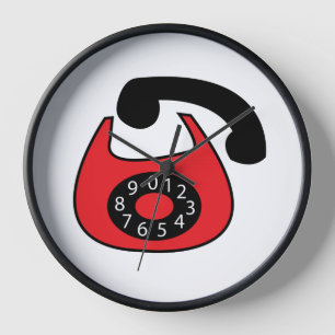 Telephone  clock