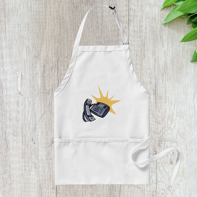 Telephone Communications Adult Apron (Creator Uploaded)