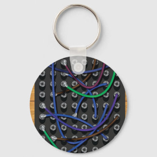 Telephone Exchange Cables Keychain