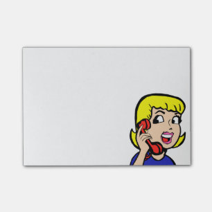 Telephone Girl Comic Strip Notes