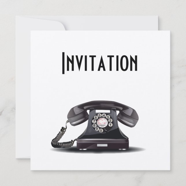 Telephone Invitation (Front)