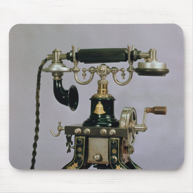 Telephone, National Telephone Service, USA, 1890 Mouse Pad (Front)