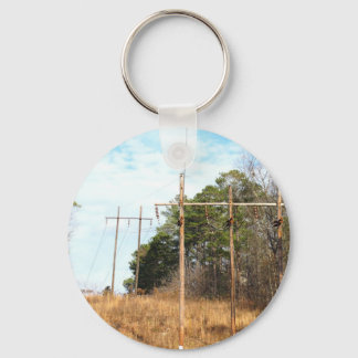 Telephone Poles Keychain