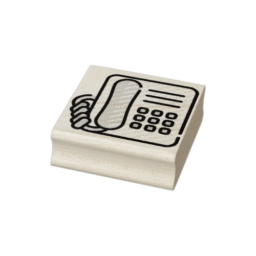 Telephone Rubber Stamp