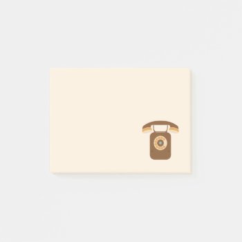 Telephone Sticky Notepad by JulDesign at Zazzle
