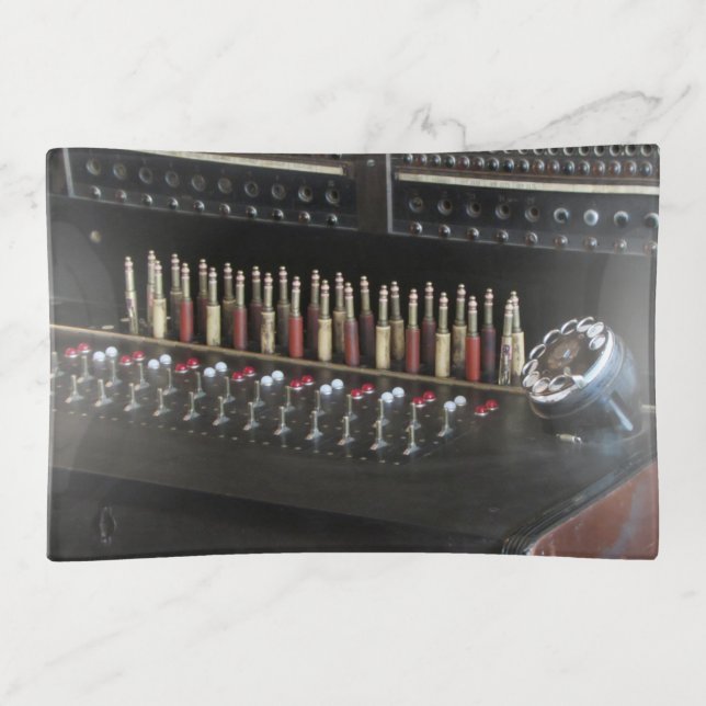 Telephone Switchboard Trinket Tray (Front)