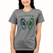 Telephone  Tri-Blend shirt