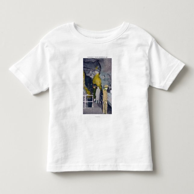 Telephoning at Head of Underground Lake Toddler T-shirt (Front)