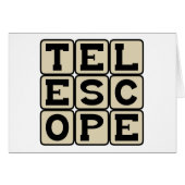 Telescope, Astronomical Instrument (Front Horizontal)