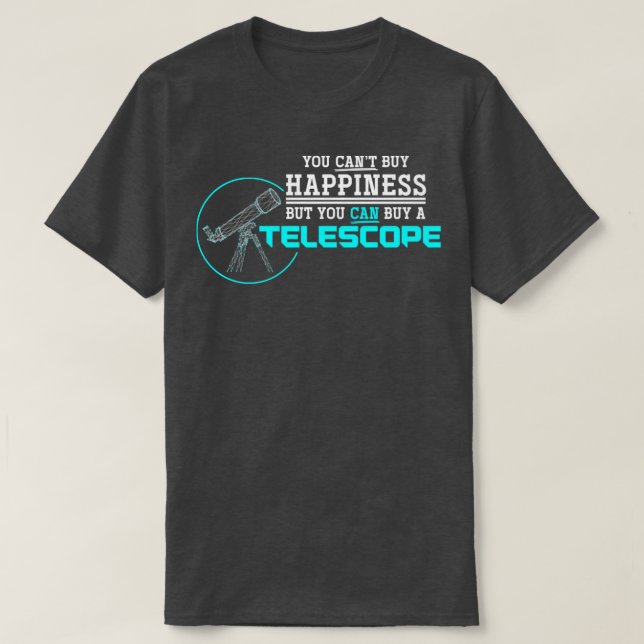 Telescope Astronomy T-Shirt (Design Front)