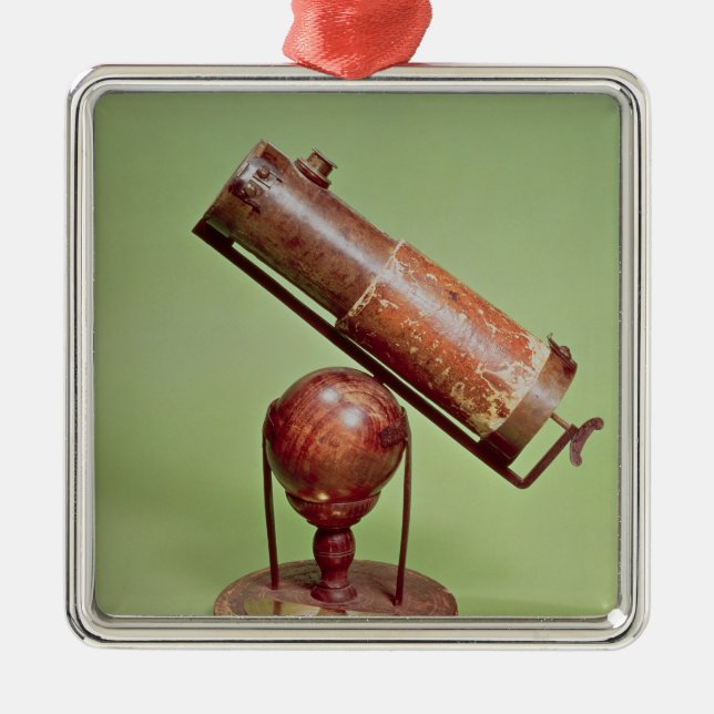 Telescope belonging to Sir Isaac Newton  1671 Metal Ornament (Front)