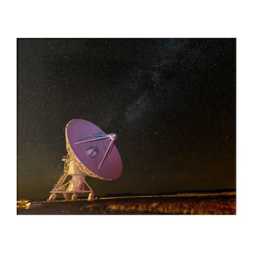 Telescope Milky Way  San Agustin New Mexico Acrylic Print