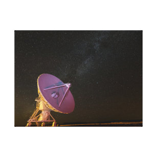 Telescope Milky Way   San Agustin New Mexico Canvas Print