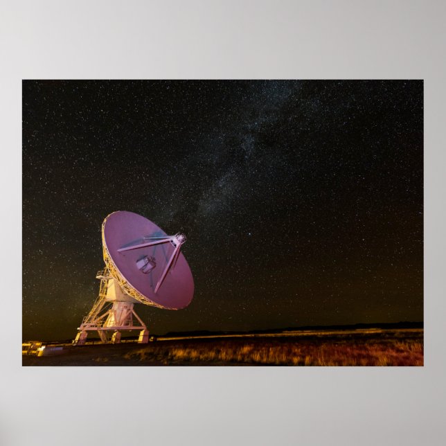 Telescope Milky Way | San Agustin New Mexico Poster (Front)