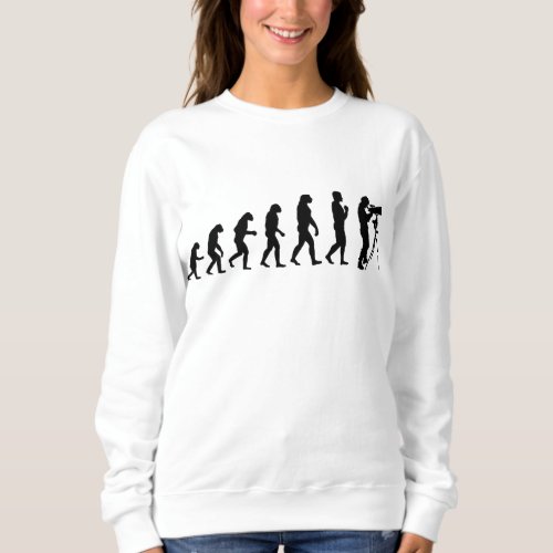Telescope Watching Evolution Funny Astronomy Gift  Sweatshirt