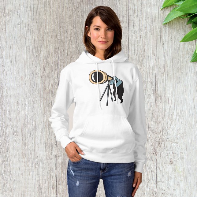 Telescope Womens Hoodie (Creator Uploaded)