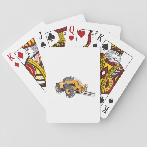 telescopic loader poker cards